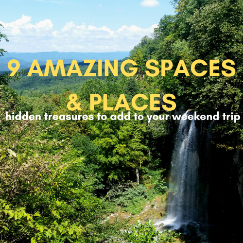 Spaces and places to visit